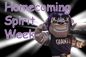 Homecoming Spirit Week–September 25-29